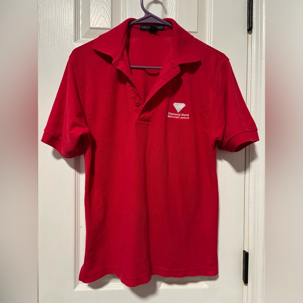 Diamond World Polo Shirt collared gemologist jeweler travel party blouse unisex